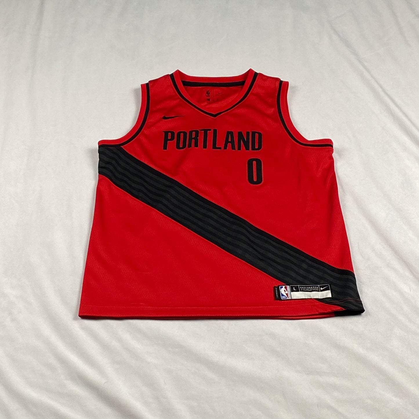 Portland Trail Blazers Damian Lillard Nike Swingman NBA Basketball Jersey