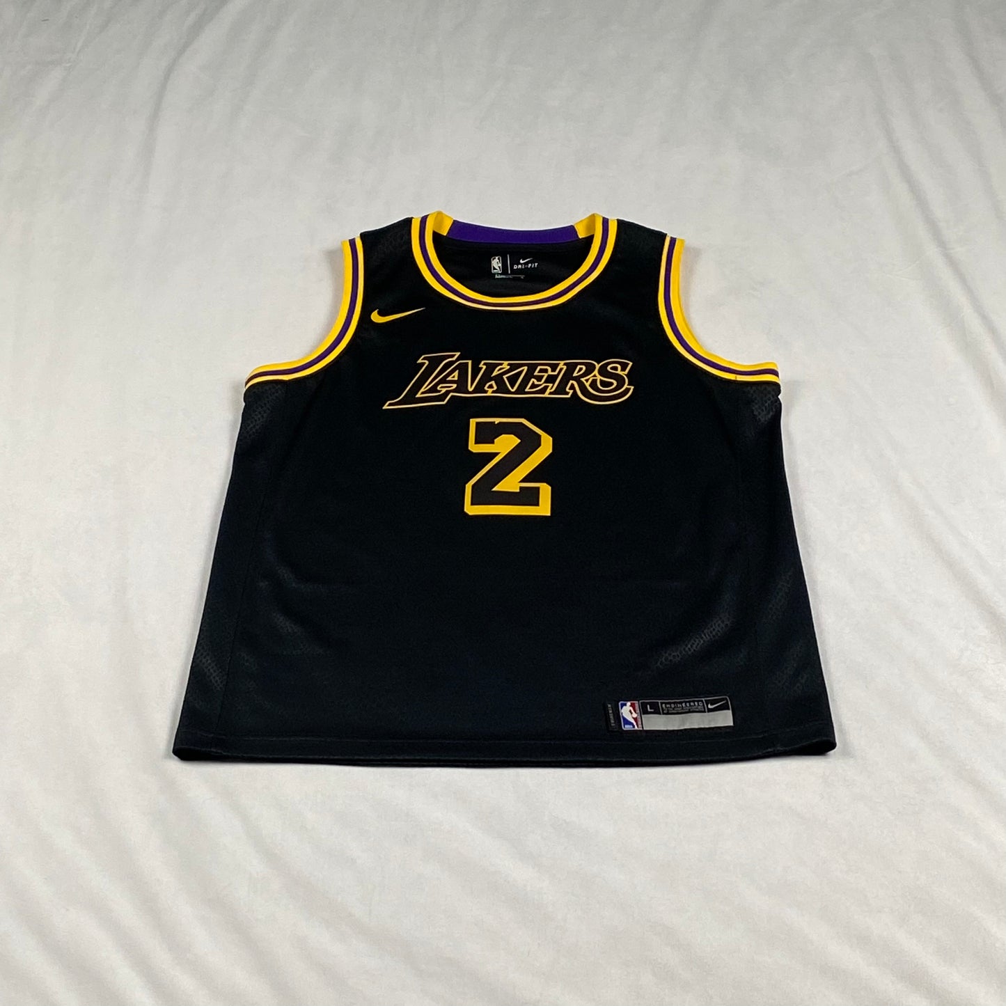 Los Angeles Lakers Lonzo Ball Nike Swingman NBA Basketball Jersey