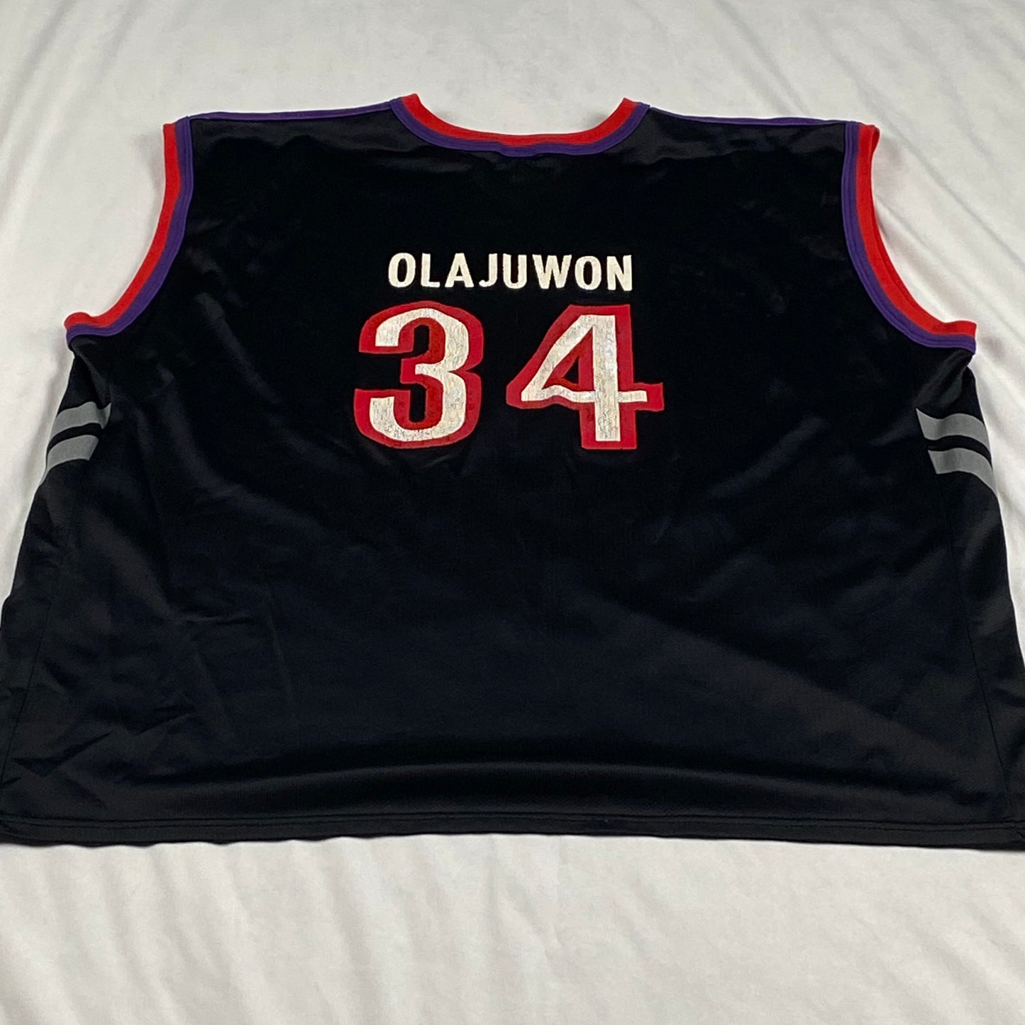 Toronto Raptors Hakeem Olajuwon Champion Replica NBA Basketball Jersey