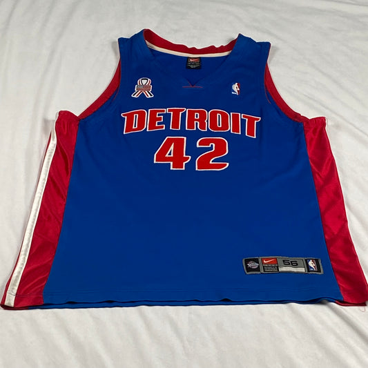 Detroit Pistons Jerry Stackhouse Nike Authentic 9/11 Unity Patch NBA Basketball Jersey