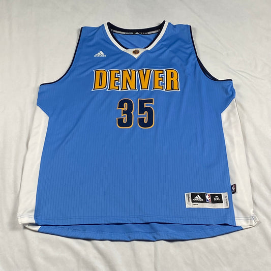Denver Nuggets Kenneth Faried Adidas Swingman NBA Basketball Jersey