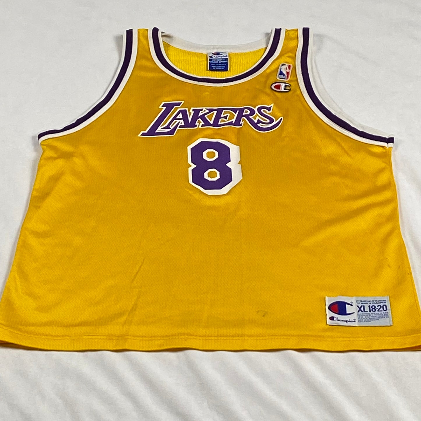 Los Angeles Lakers Kobe Bryant Champion Replica NBA Basketball Jersey