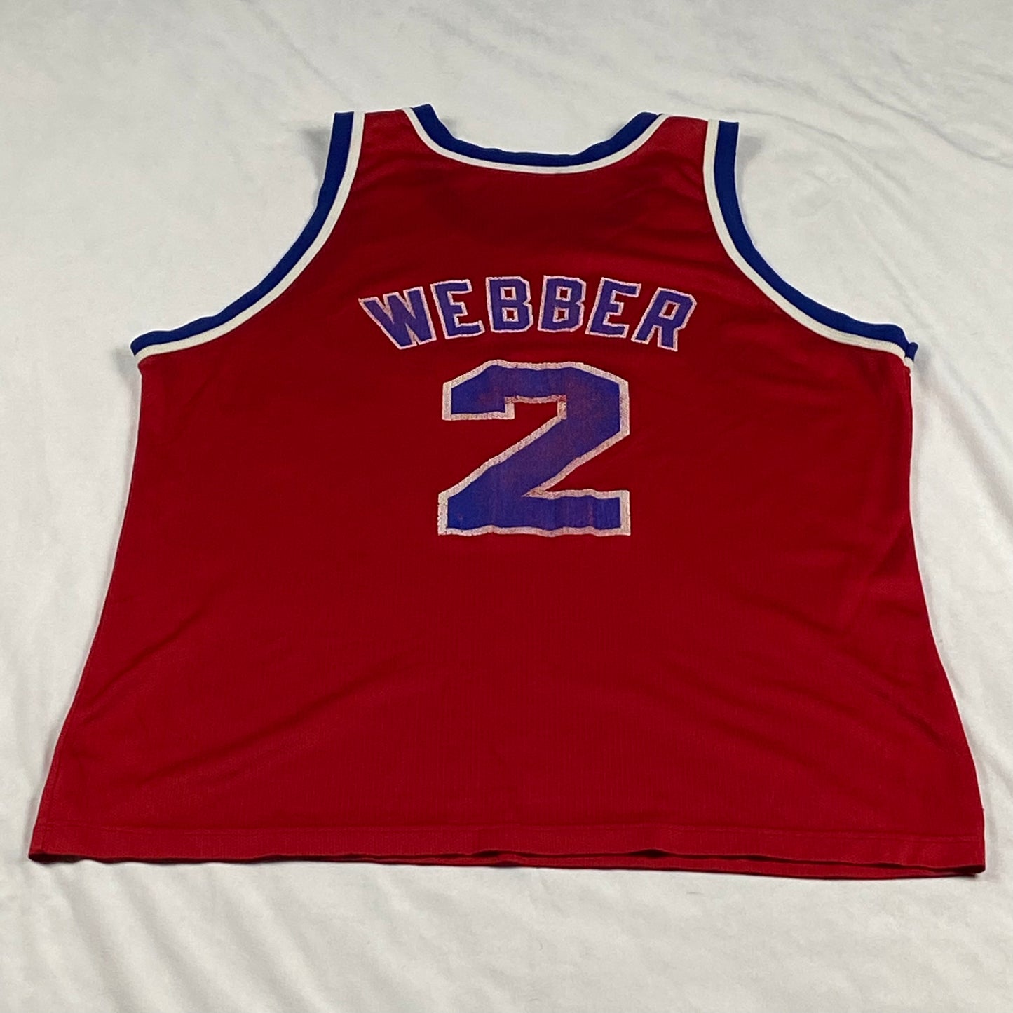 Washington Bullets Chris Webber Champion Replica NBA Basketball Jersey