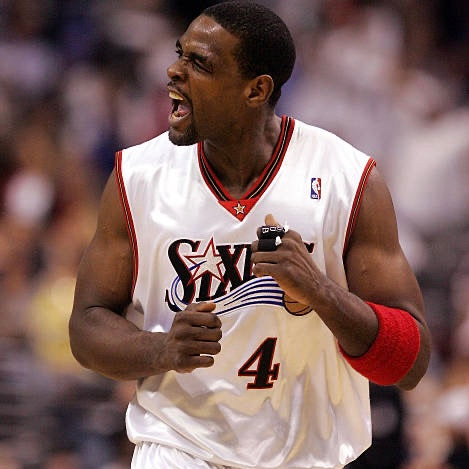Philadelphia 76ers Chris Webber Reebok Authentic NBA Basketball Jersey